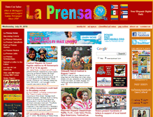 Tablet Screenshot of laprensa1.com